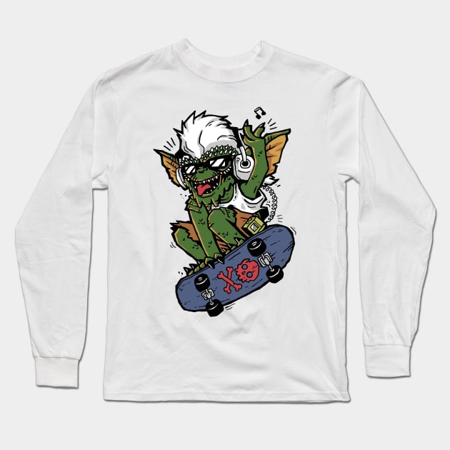 Gremlin Style Long Sleeve T-Shirt by PopGeek